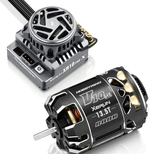 Hobby Wing XR10 Pro G3x Esc with 13.5 V10 G4R motor